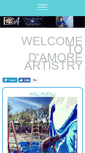 Mobile Screenshot of damoreartistry.com